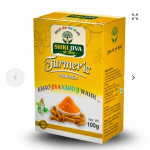 Sri Jiva Foods 100% Pure Haldi (Turmeric) Powder | 100 gm | Natural & Unadulterated | Bright Color, Rich Aroma & High Curcumin Content
